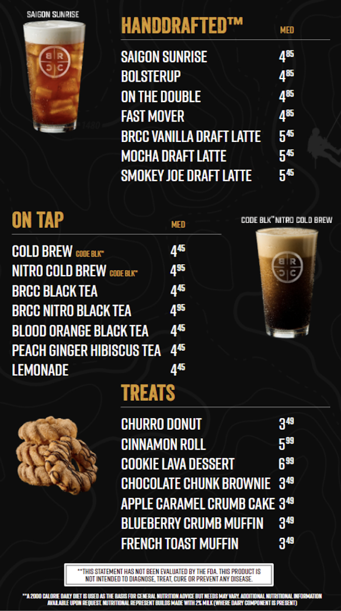 Menu Black Rifle Coffee Company-1