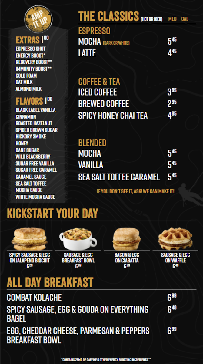 Menu Black Rifle Coffee Company-2