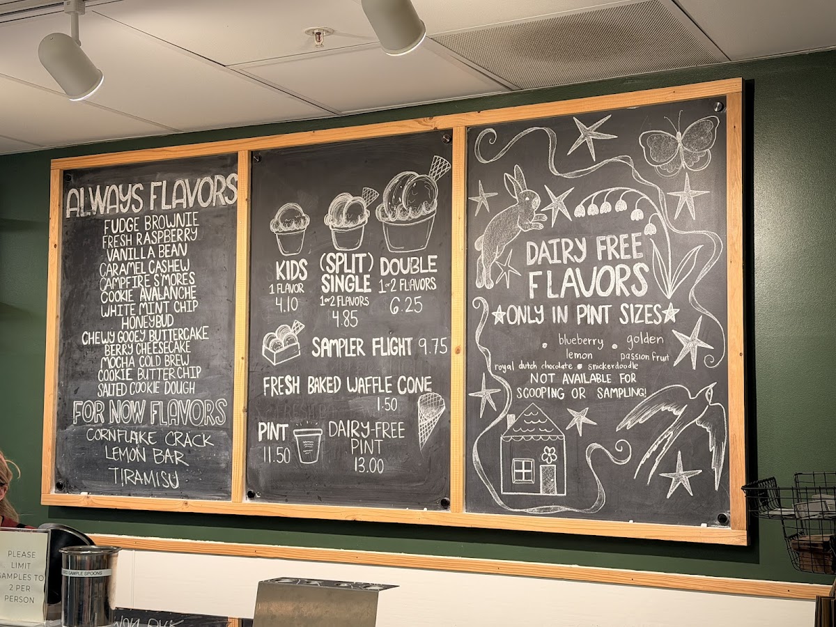 Menu Blacksmith Ice Cream Co.-1