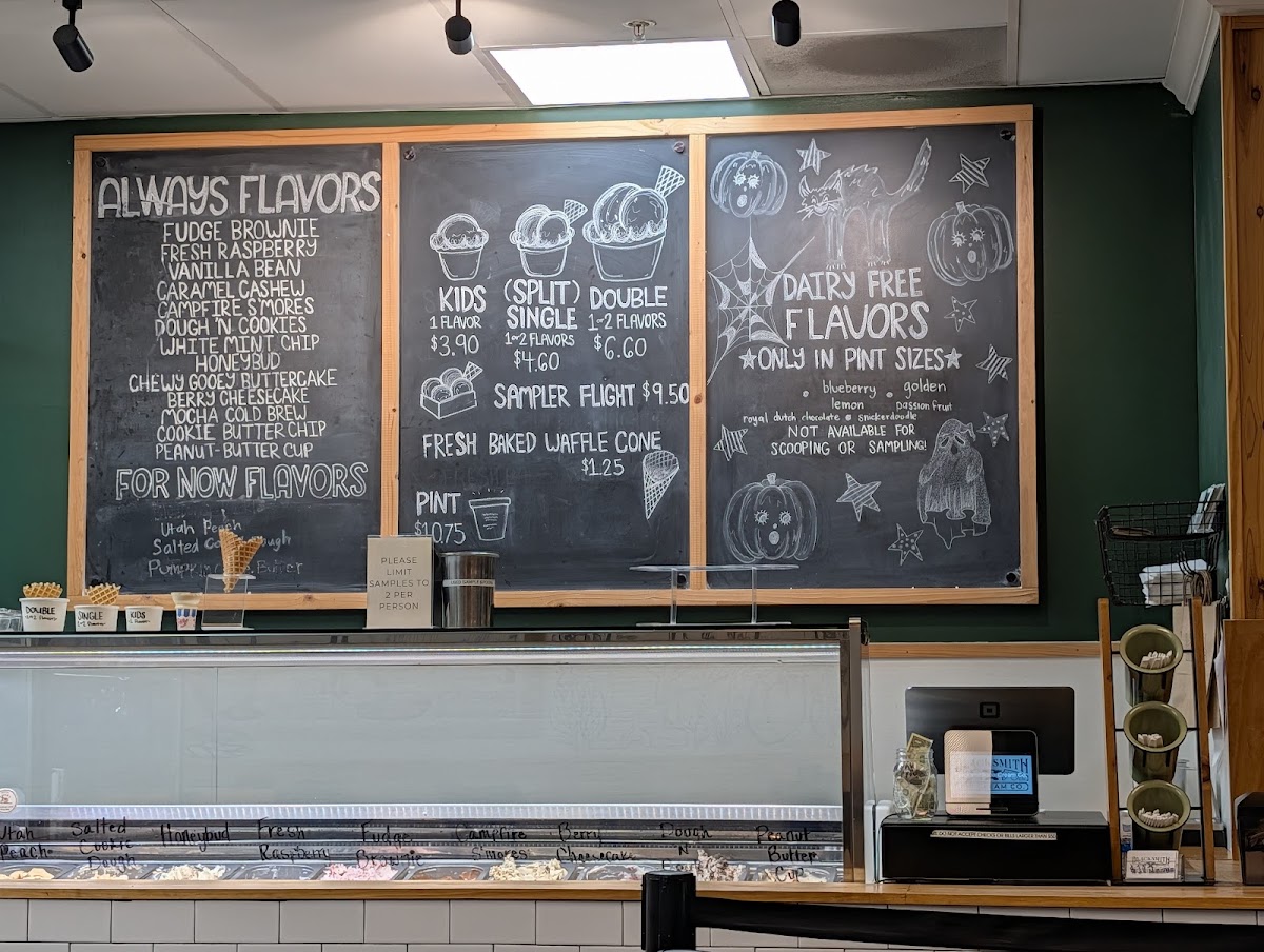 Menu Blacksmith Ice Cream Co.-2