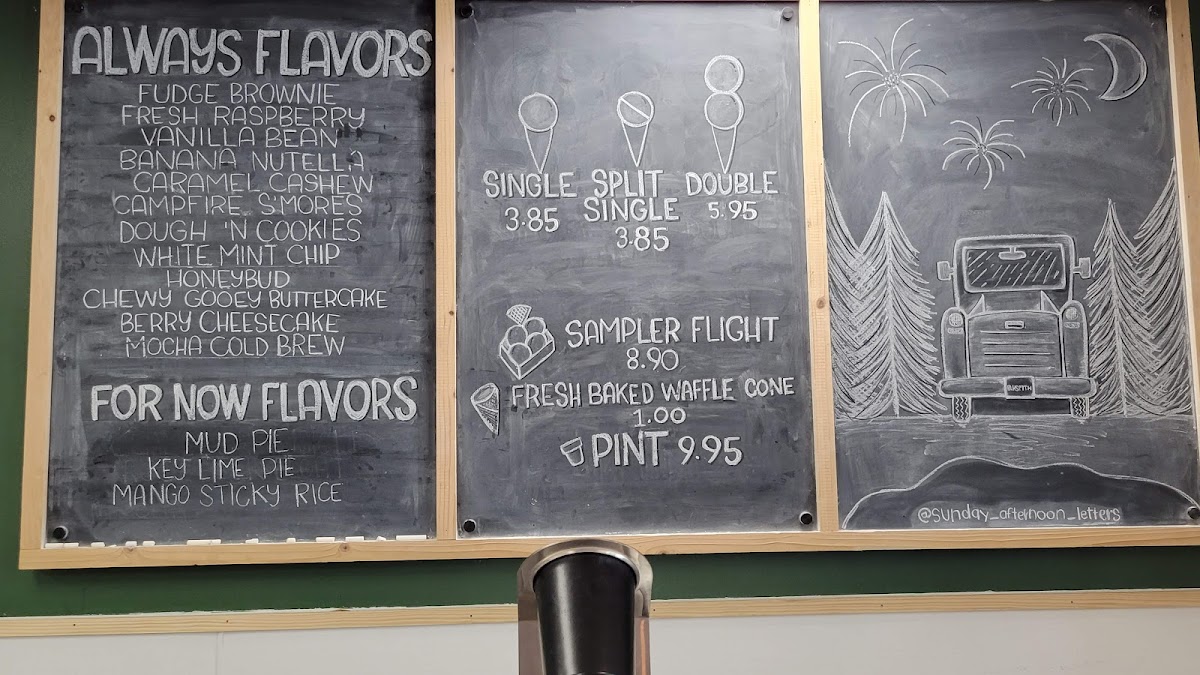 Menu Blacksmith Ice Cream Co.-9
