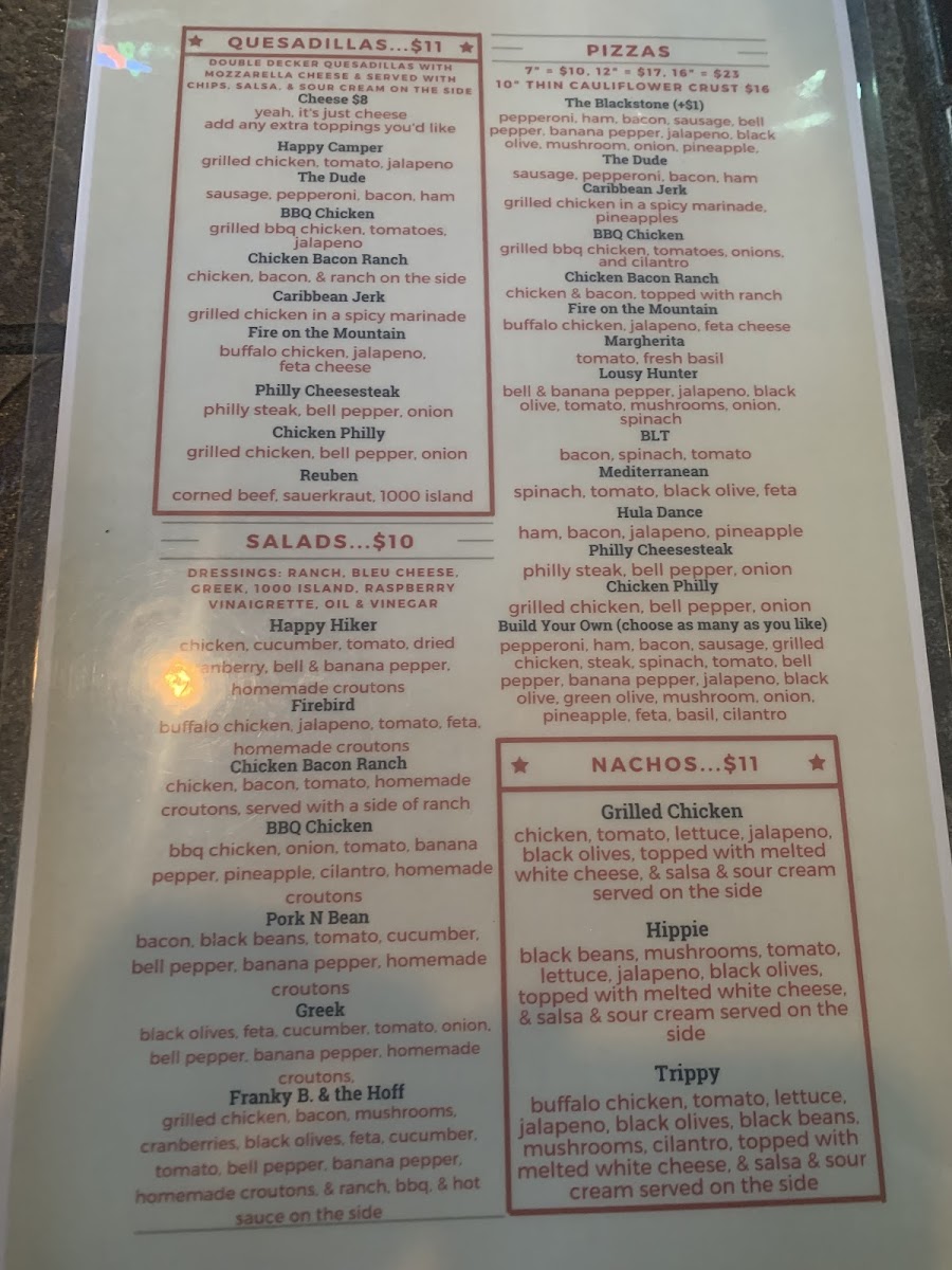 Menu Blackstone Pub & Eatery-10