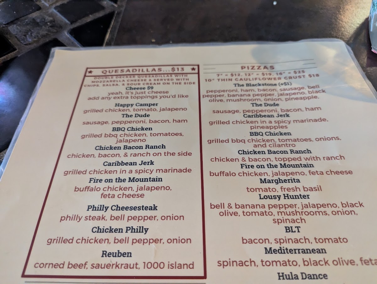 Menu Blackstone Pub & Eatery-4