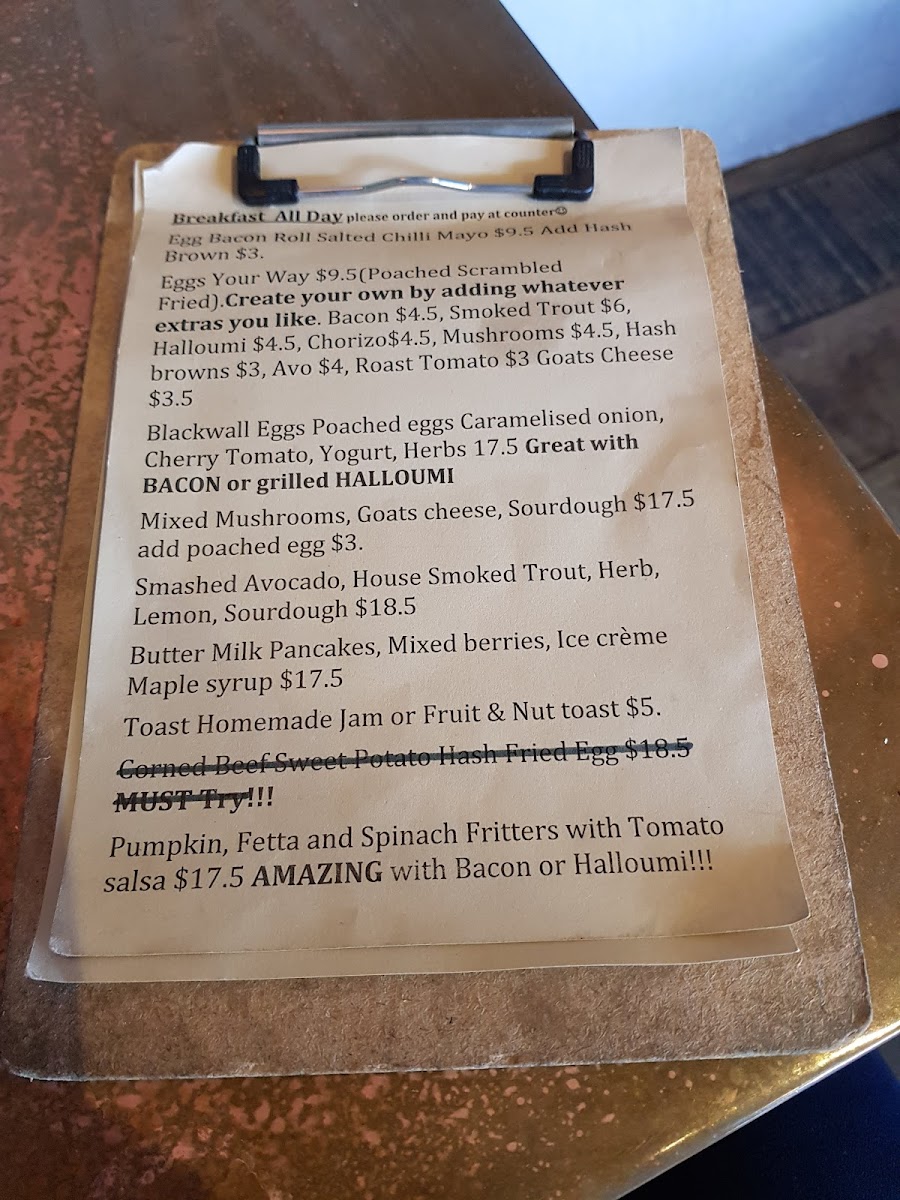 Menu Blackwall Cafe-5