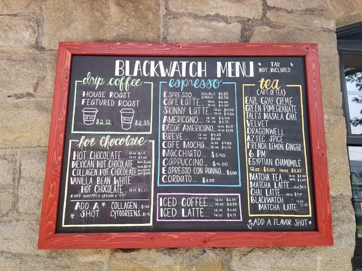 Menu Blackwatch Cafe-7