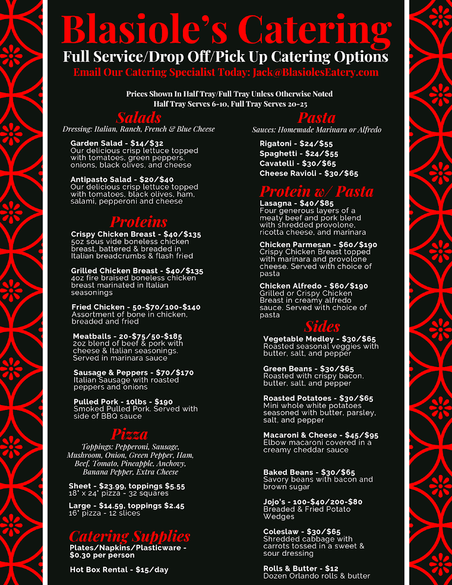 Menu Blasiole's Pizza-2