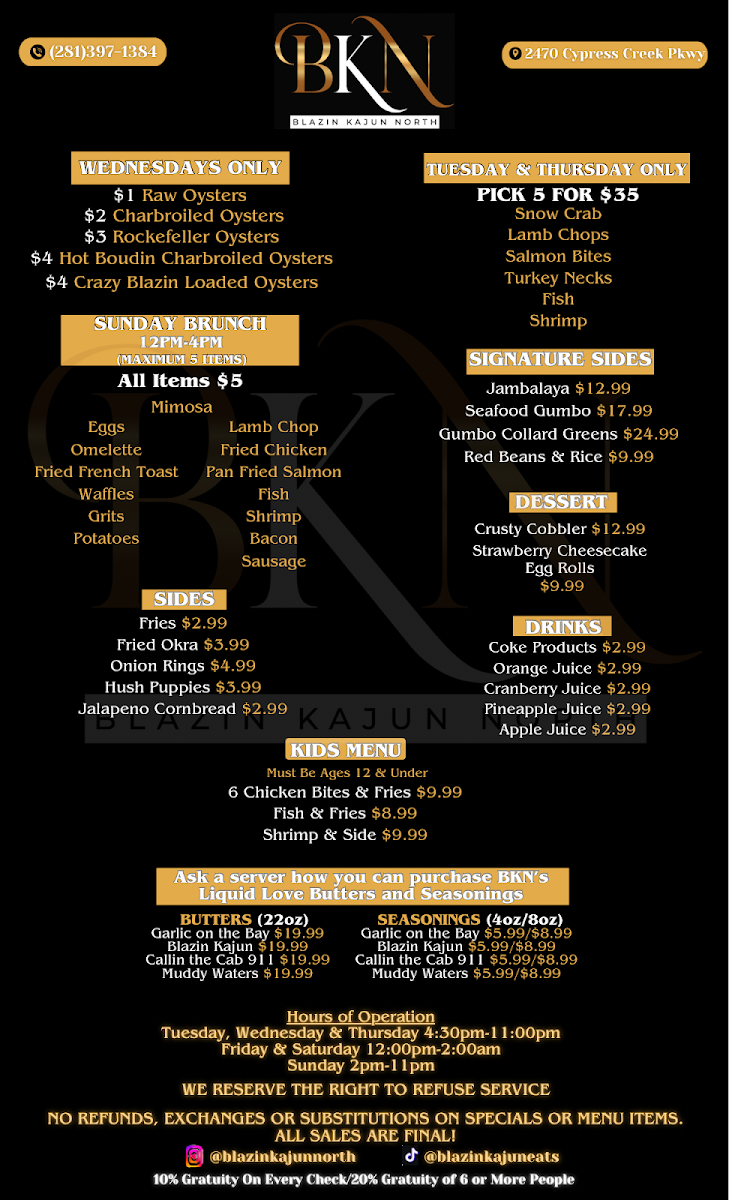 Menu Blazin Kajun-1