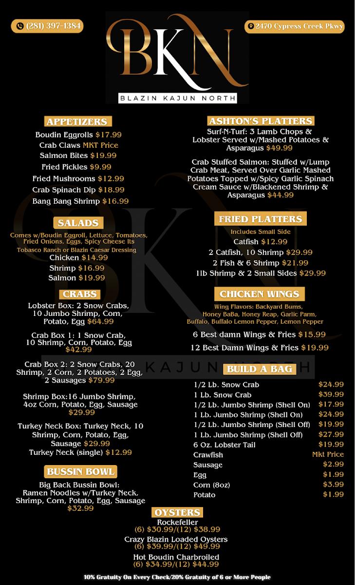 Menu Blazin Kajun-2