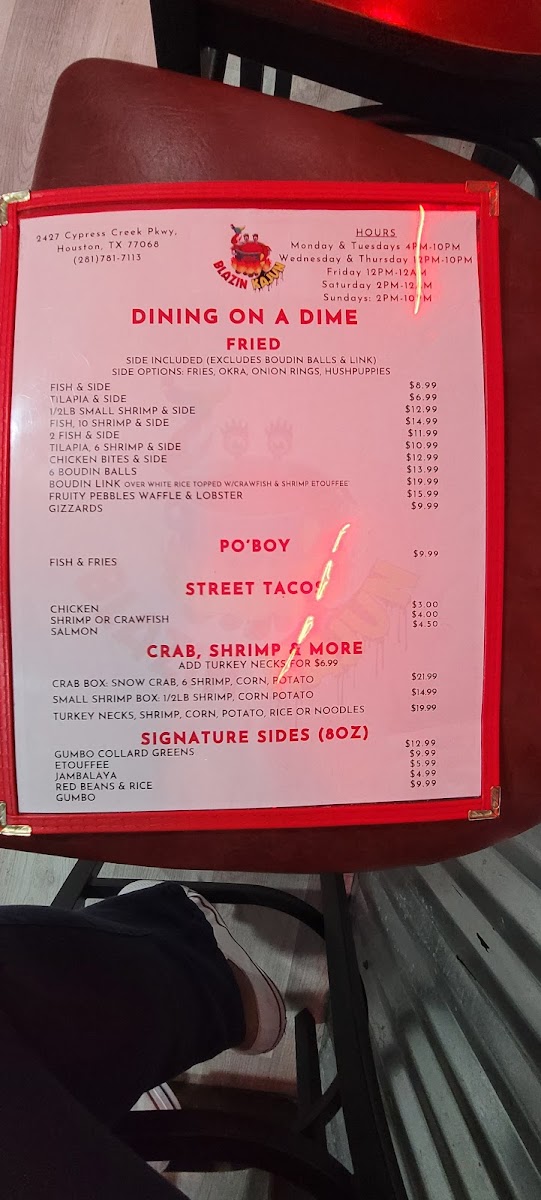 Menu Blazin Kajun-6
