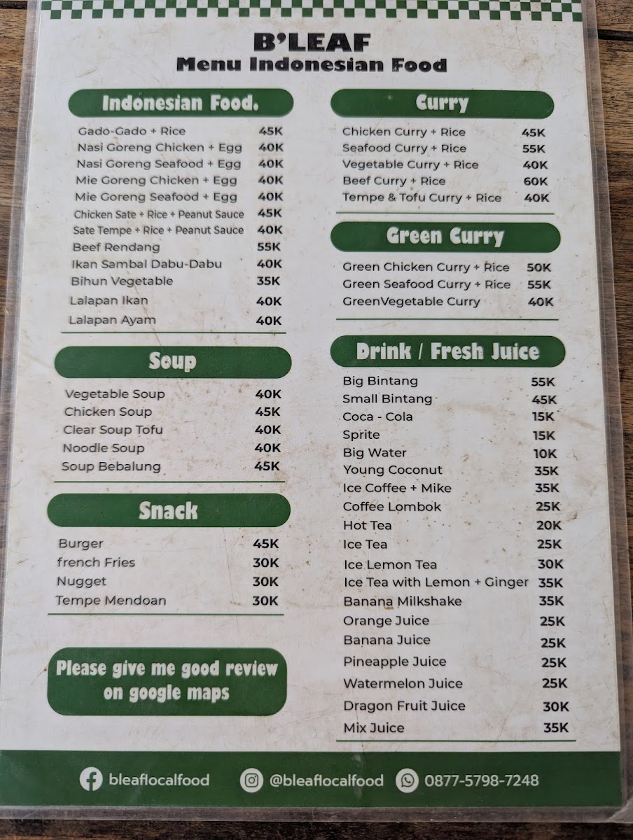 Menu B'leaf-1