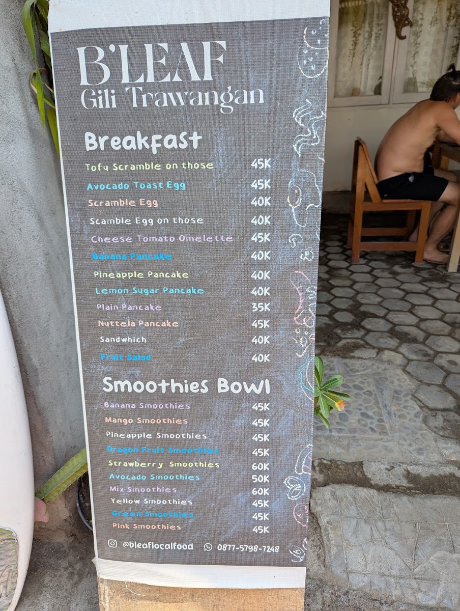 Menu B'leaf-2