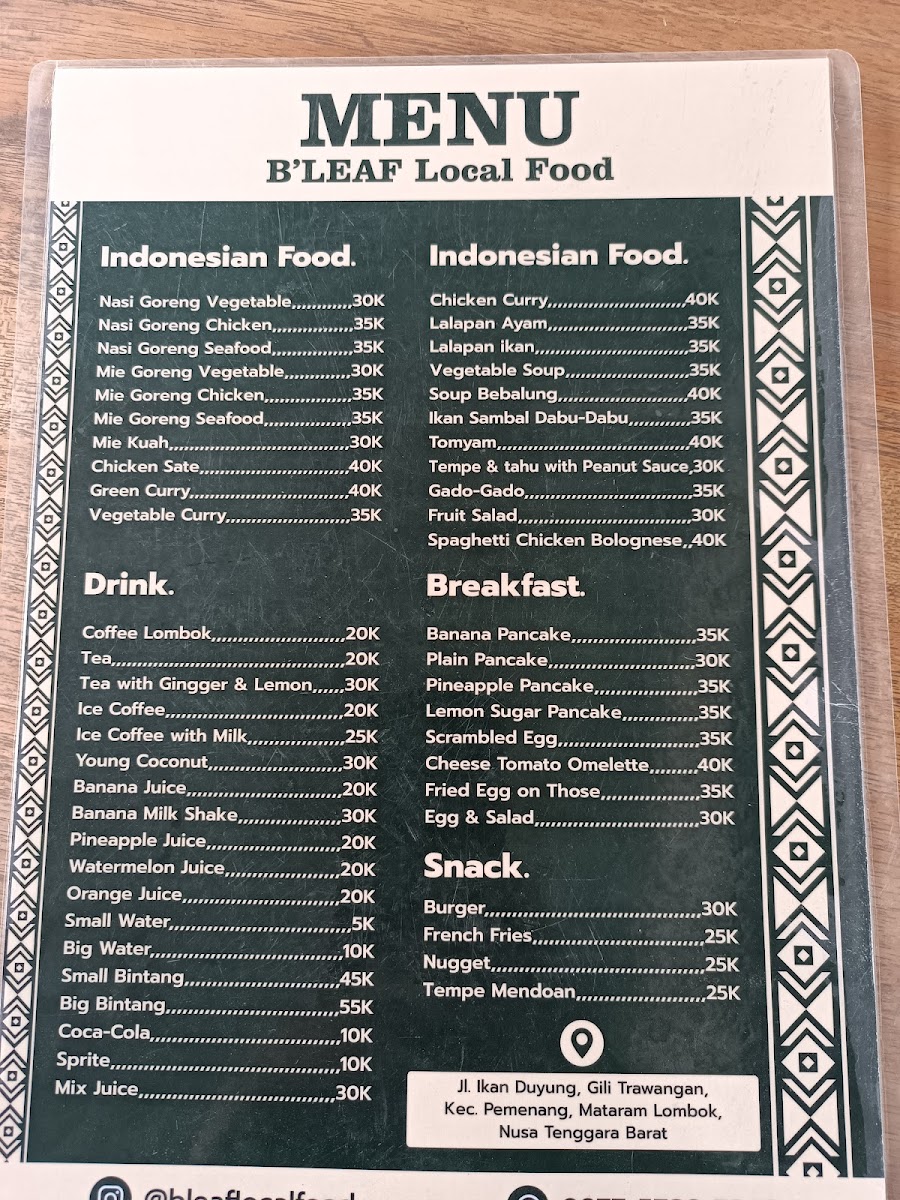 Menu B'leaf-5