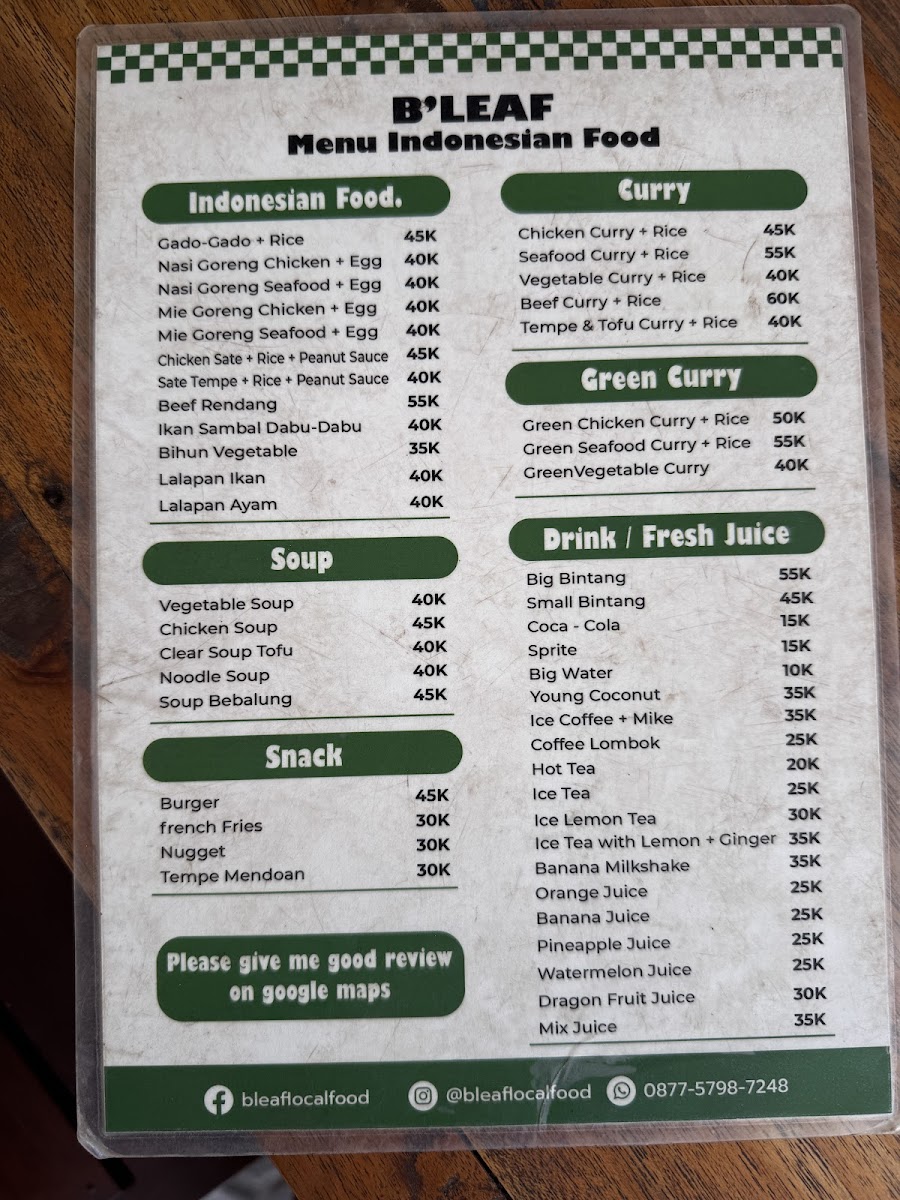 Menu B'leaf-7
