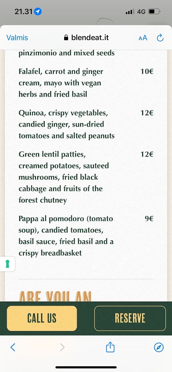 Menu Blend Eat - Ristorante, Eventi, Cocktail Bar-3