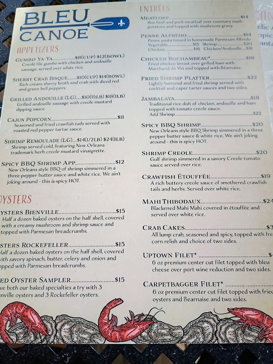 Menu Bleu Canoe-7