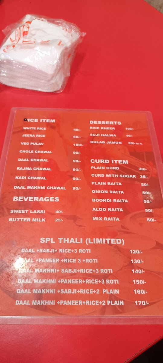 Menu Bliss Punjabi Paratha House-10