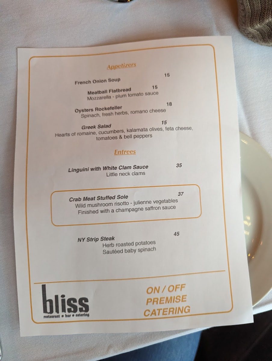 Menu Bliss-5