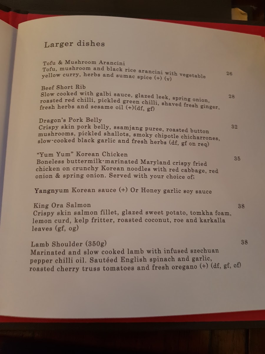 Menu Blondie Bar-5