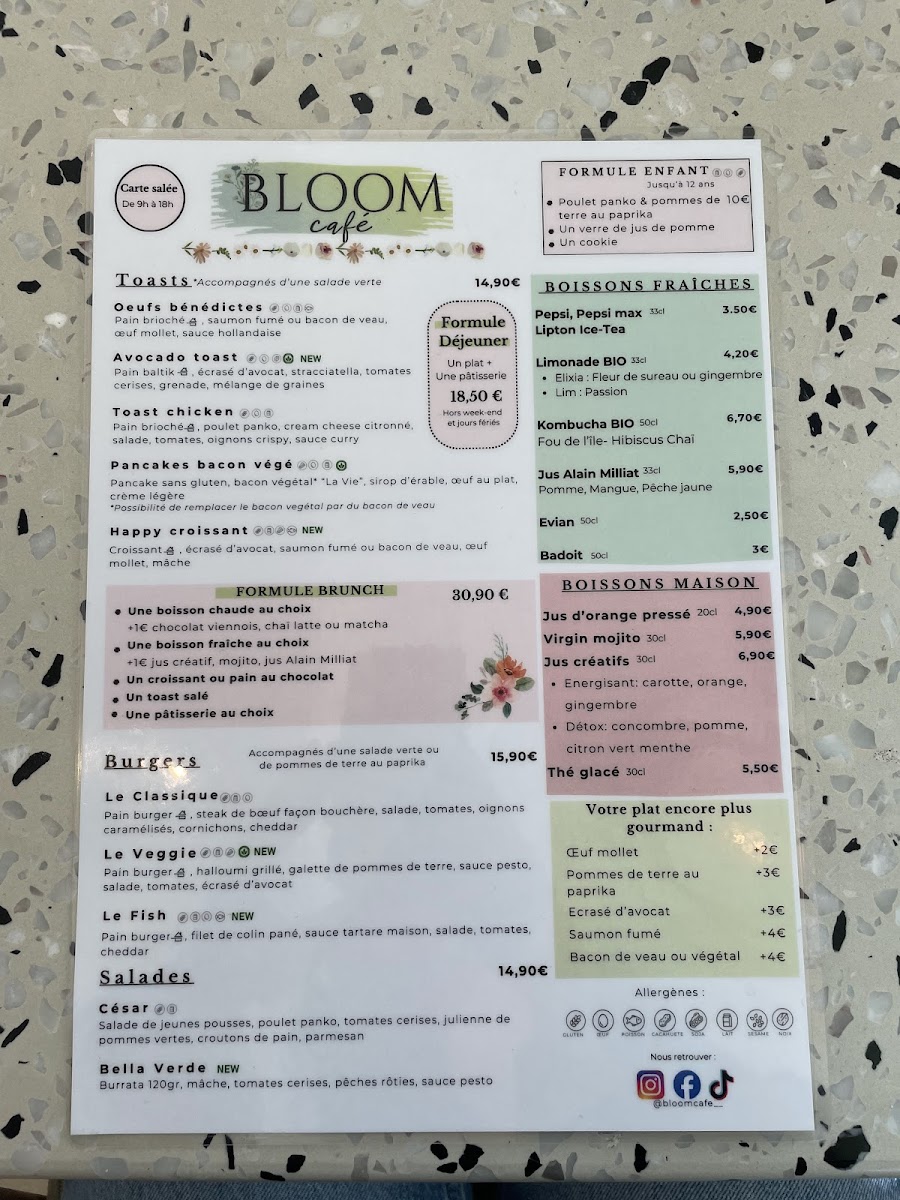 Menu Bloom Café-5