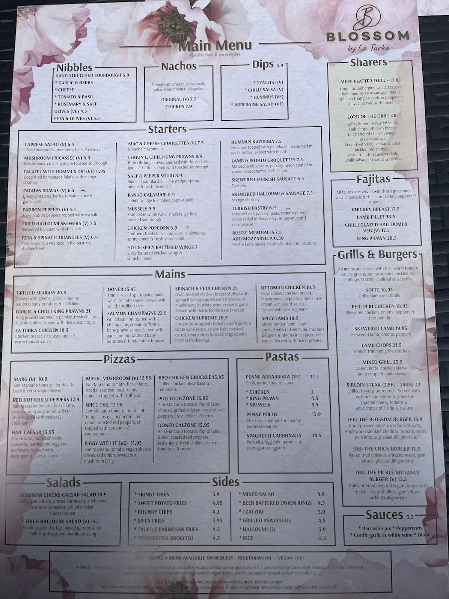 Menu Blossom Bistro By La Turka-2