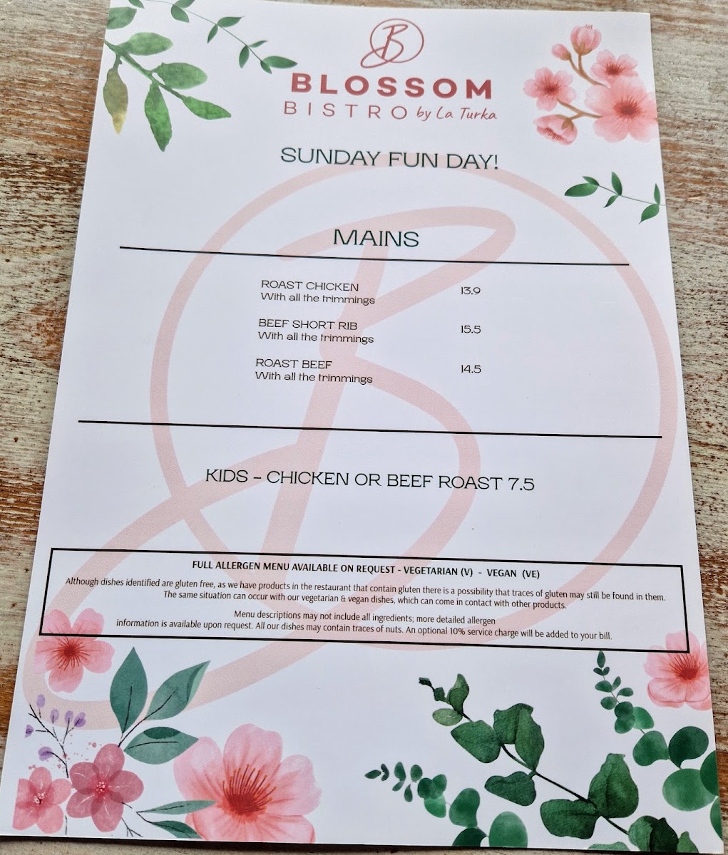 Menu Blossom Bistro By La Turka-3