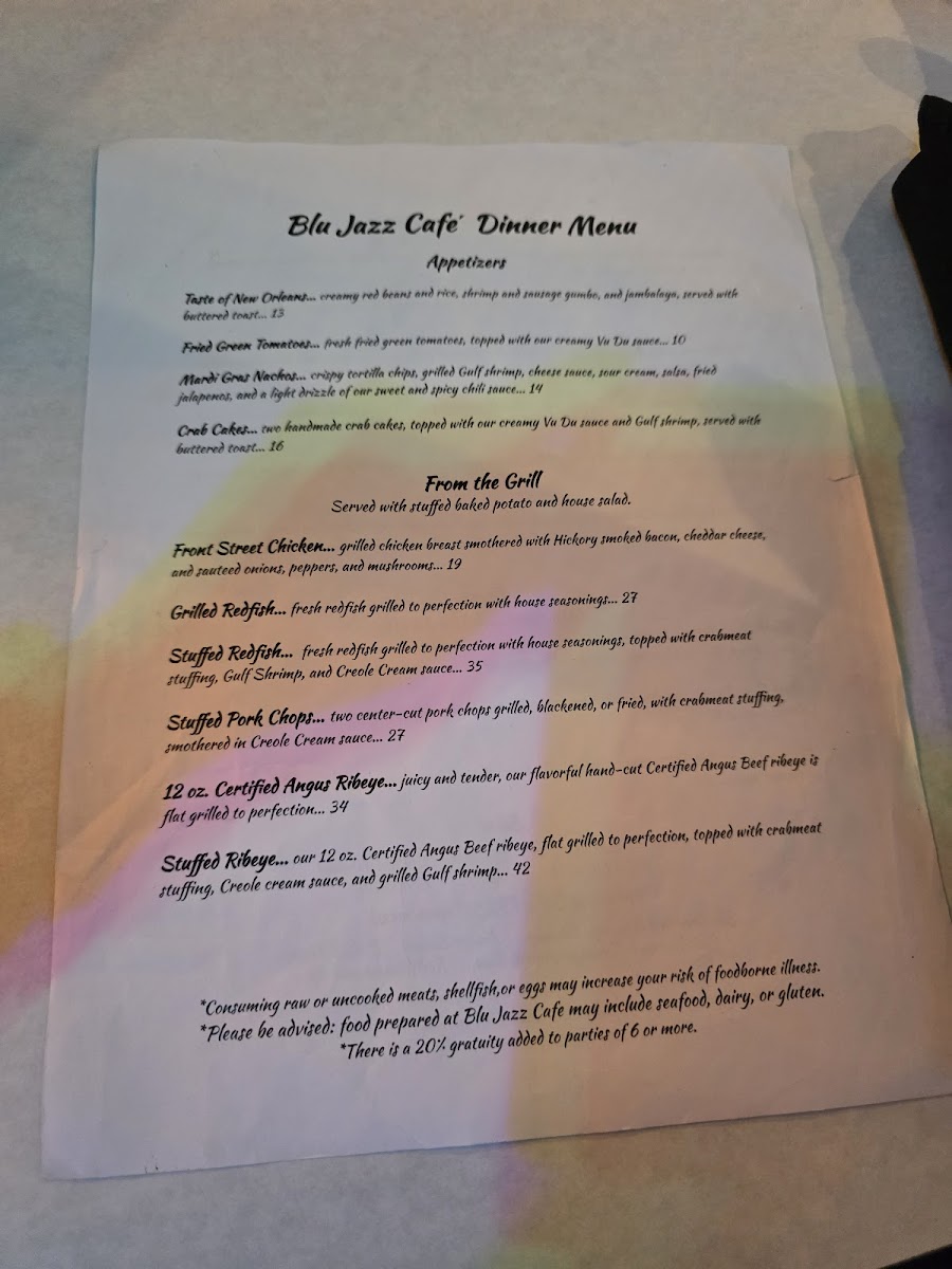Menu Blu Jazz Cafe-1