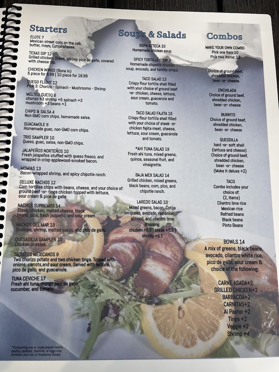 Menu Blue Agave Street Tacos And Margaritas-7