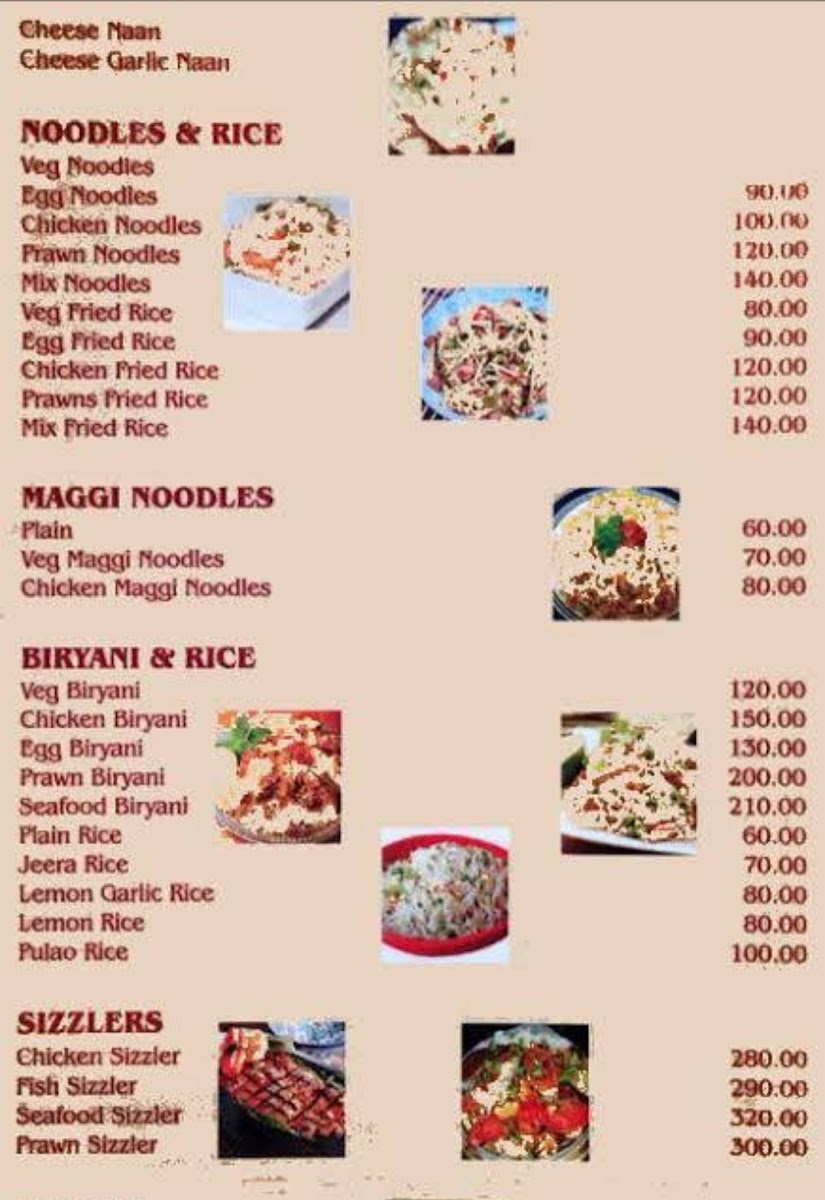 Menu Blue Banana Restaurant-1
