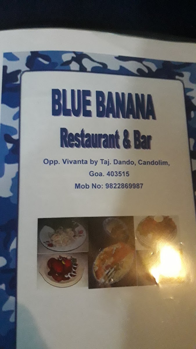 Menu Blue Banana Restaurant-9
