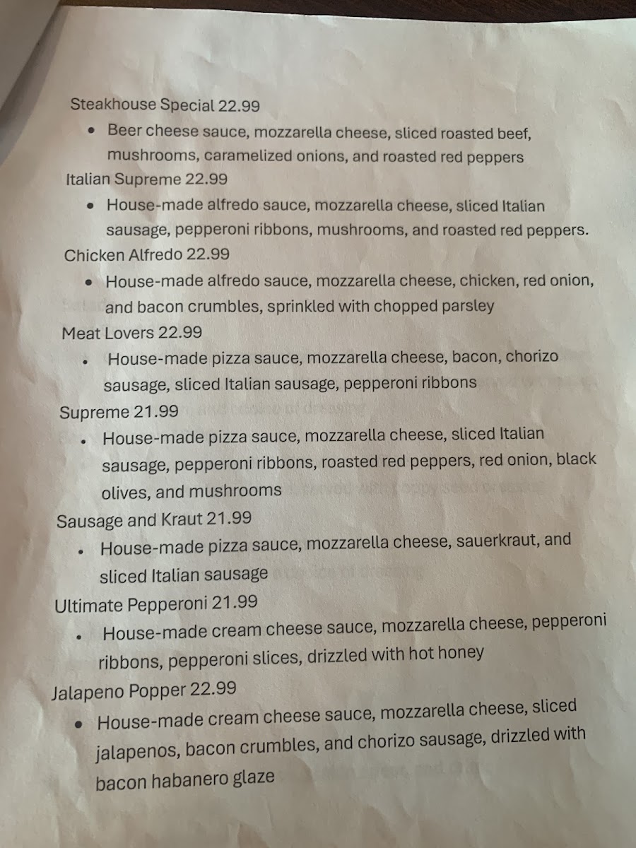 Menu Blue Bison-2