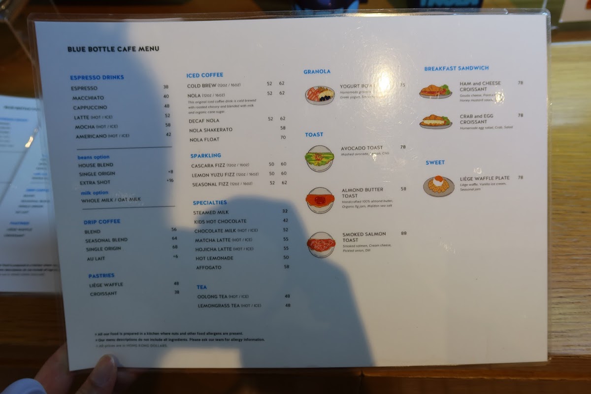 Menu Blue Bottle Coffee (Lyndhurst Terrace)-7