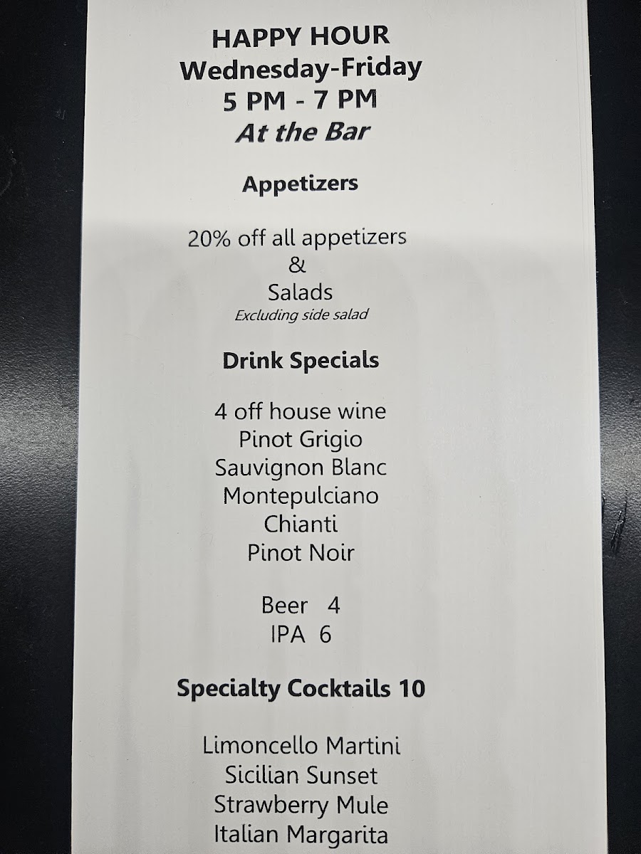 Menu Blue Cave Italian-1