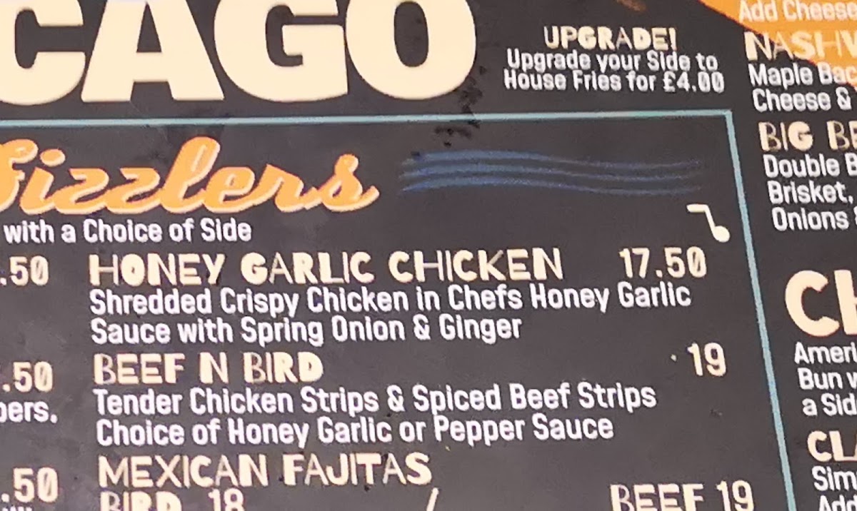 Menu Blue Chicago Grill Dundonald-8