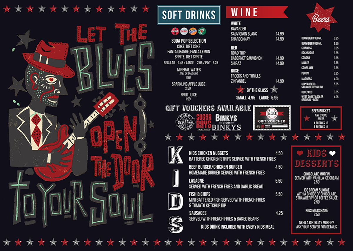 Menu Blue Chicago Grill Dundonald-9