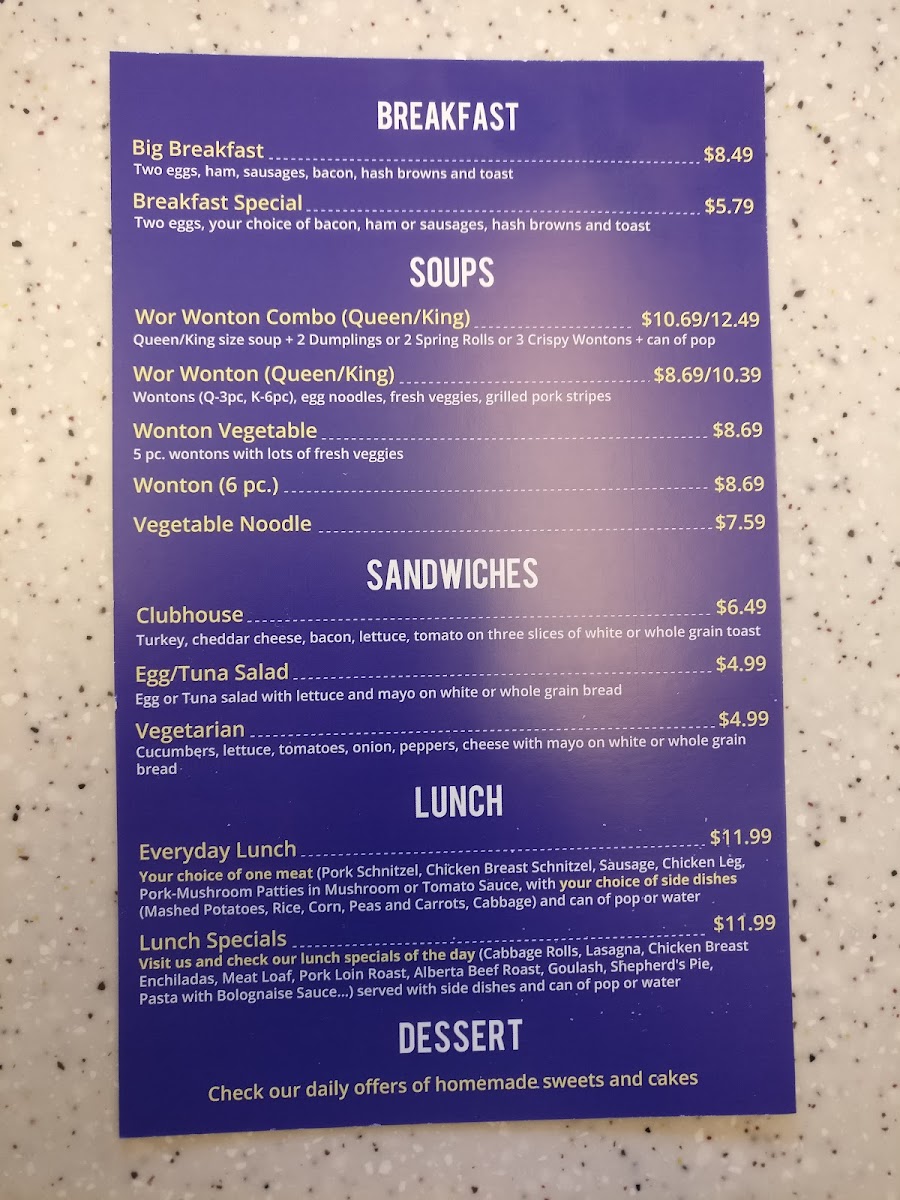 Menu Blue Danube Restaurant-8