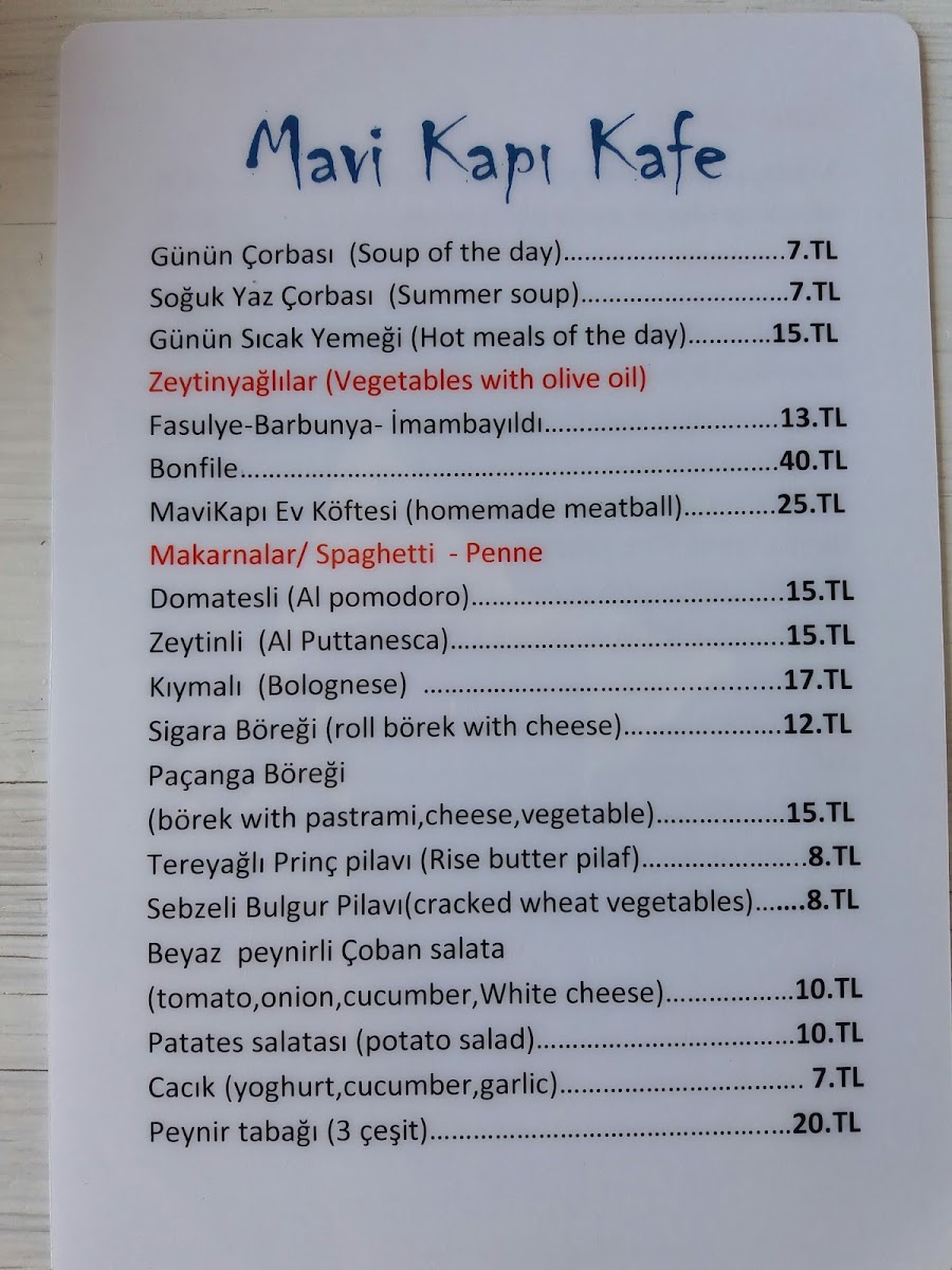 Menu Blue Door Café-4