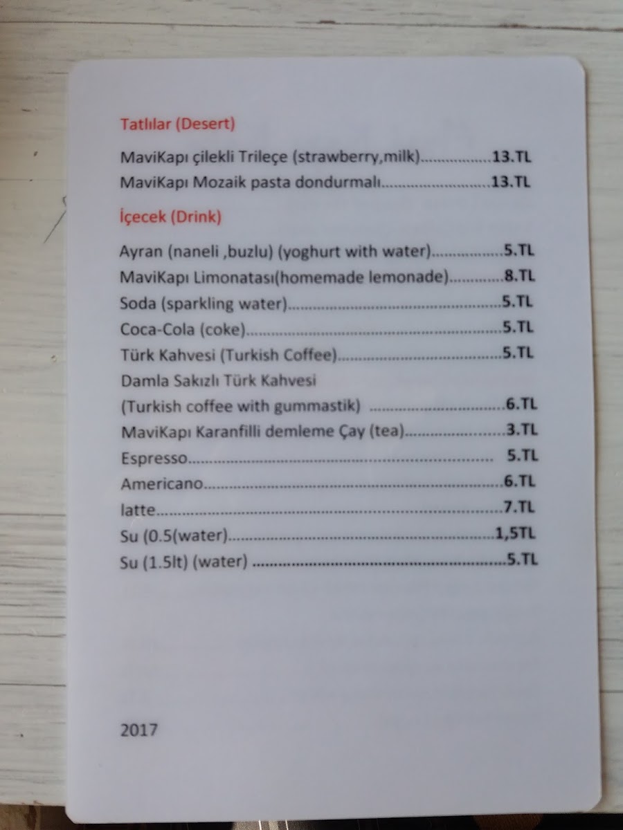 Menu Blue Door Café-6