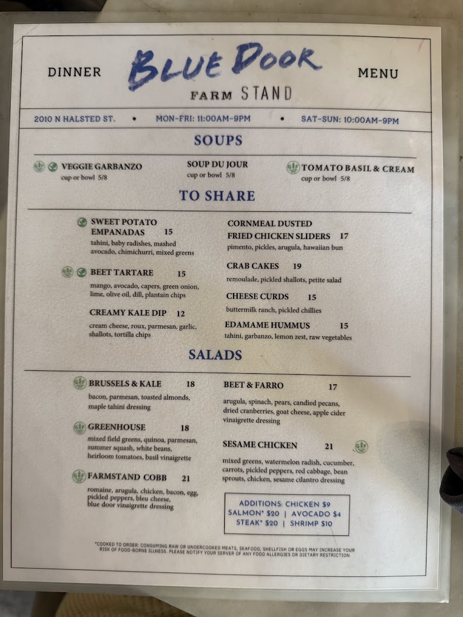 Menu Blue Door Farm Stand-4