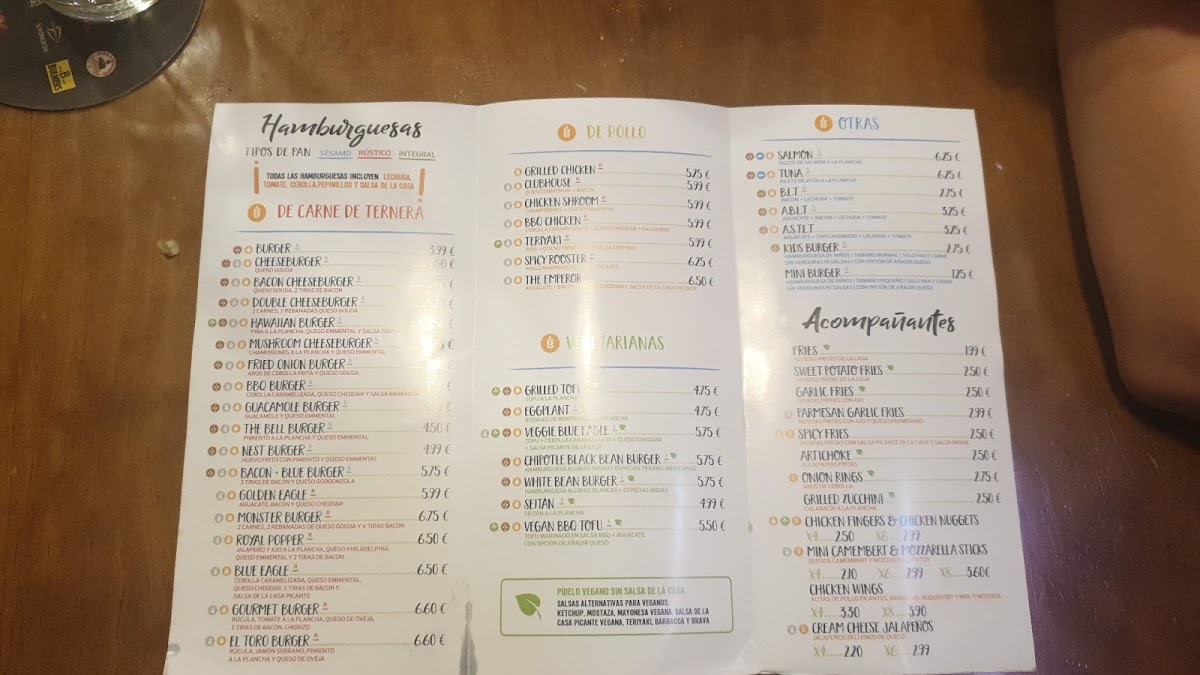 Menu Blue Eagle Burgers-9