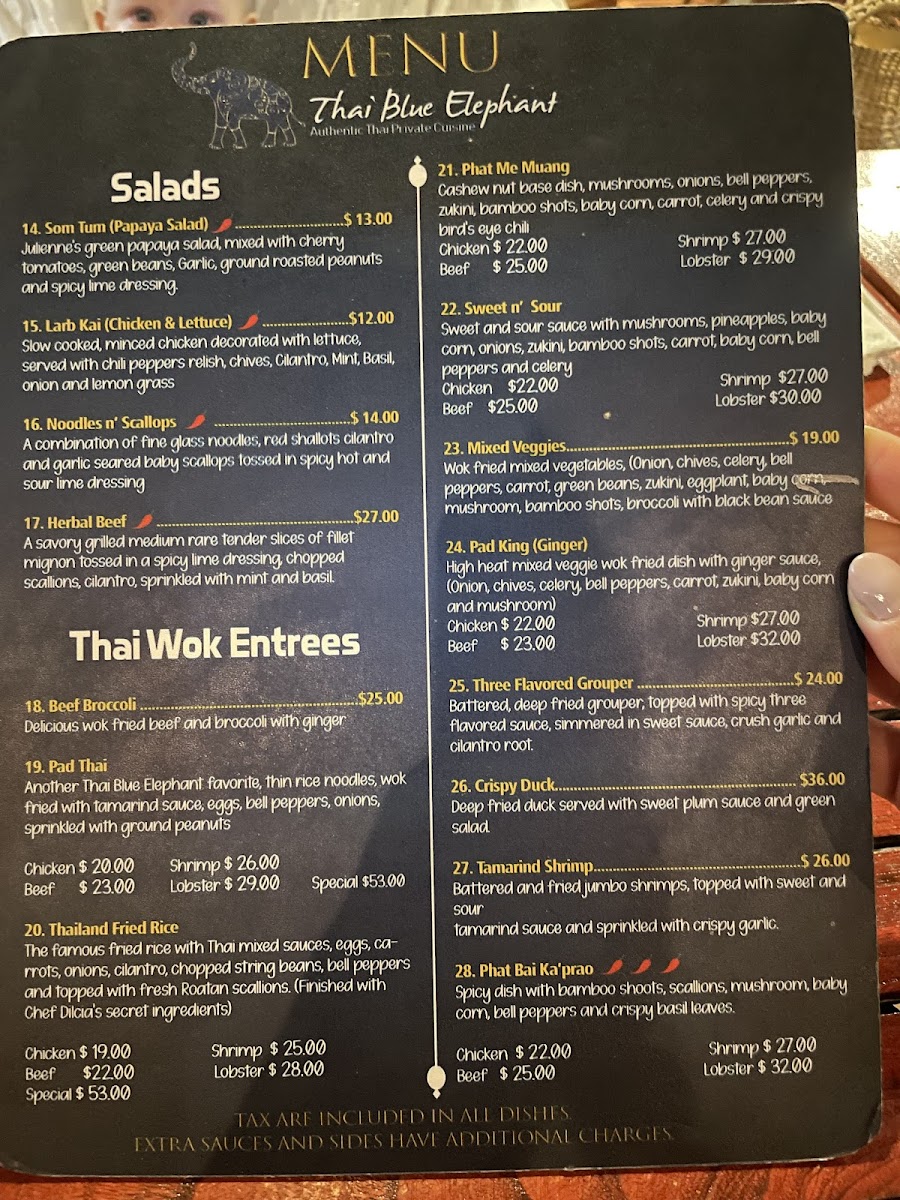 Menu Blue Elephant Thai-3