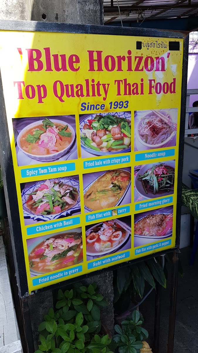 Menu Blue Horizon - Top Quality Thai Food-4
