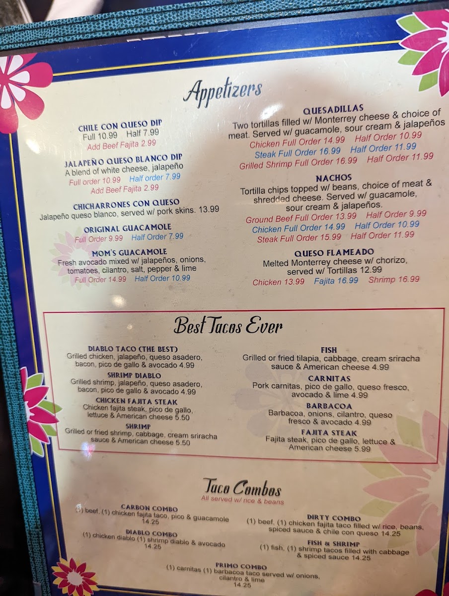 Menu Blue Iguana Taco House-10