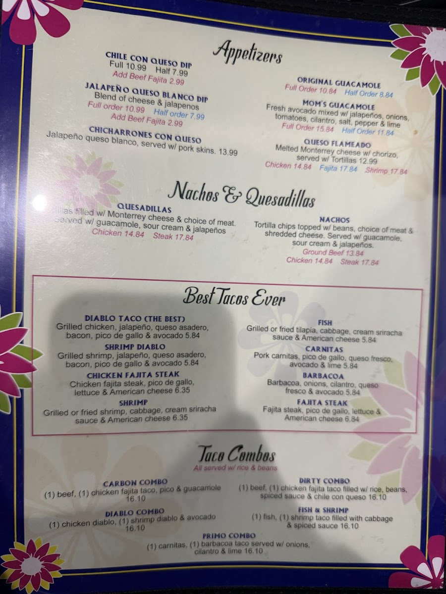 Menu Blue Iguana Taco House-5