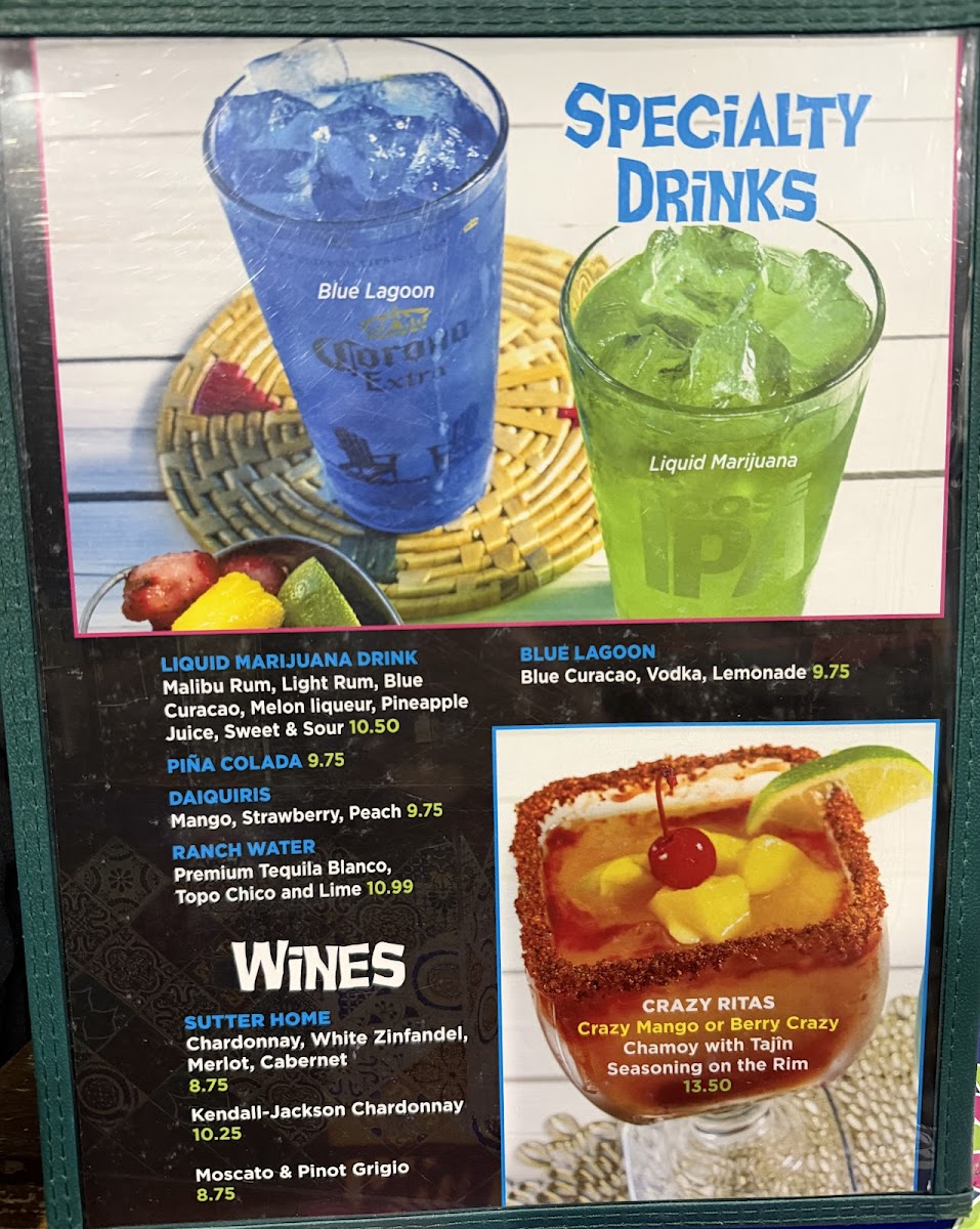 Menu Blue Iguana Taco House-8