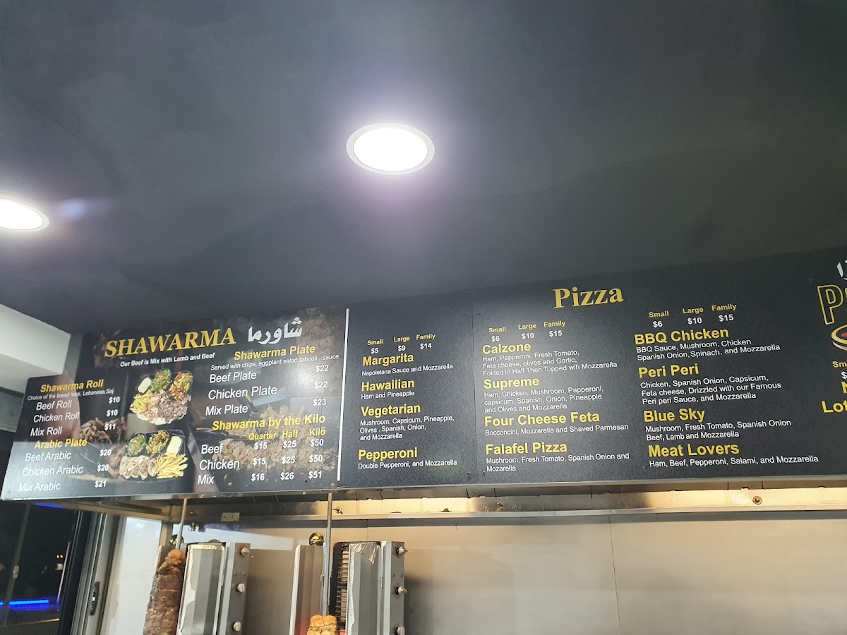Menu Blue Sky Shawarma-8