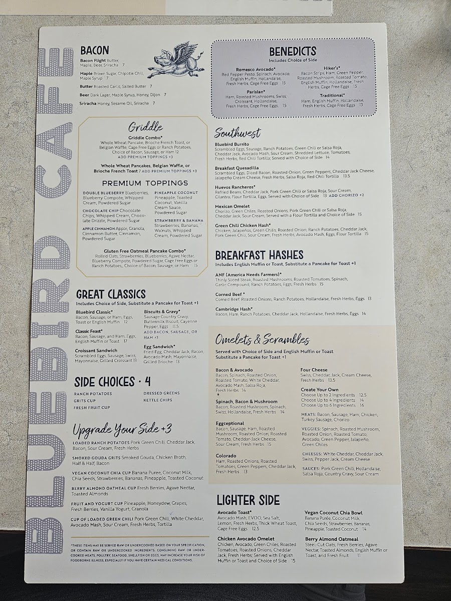 Menu Bluebird Cafe-1