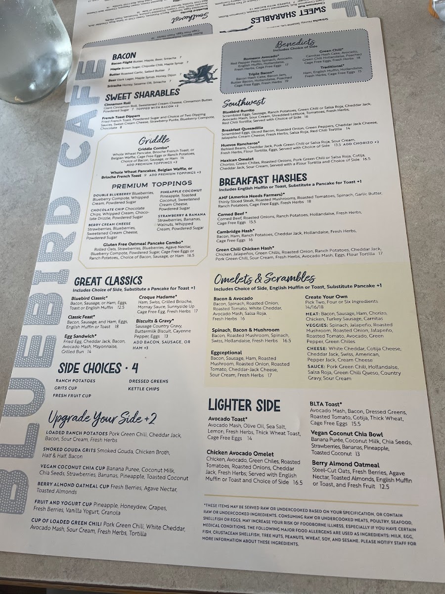 Menu Bluebird Cafe-9