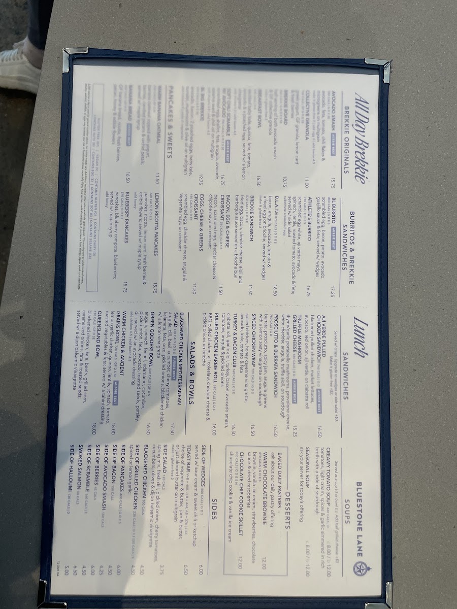 Menu Bluestone Lane Armonk Café-1
