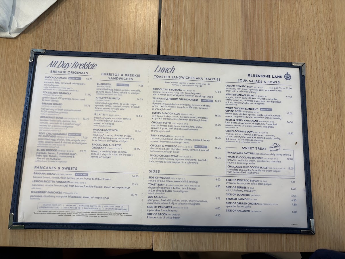 Menu Bluestone Lane Princeton Cafe-4