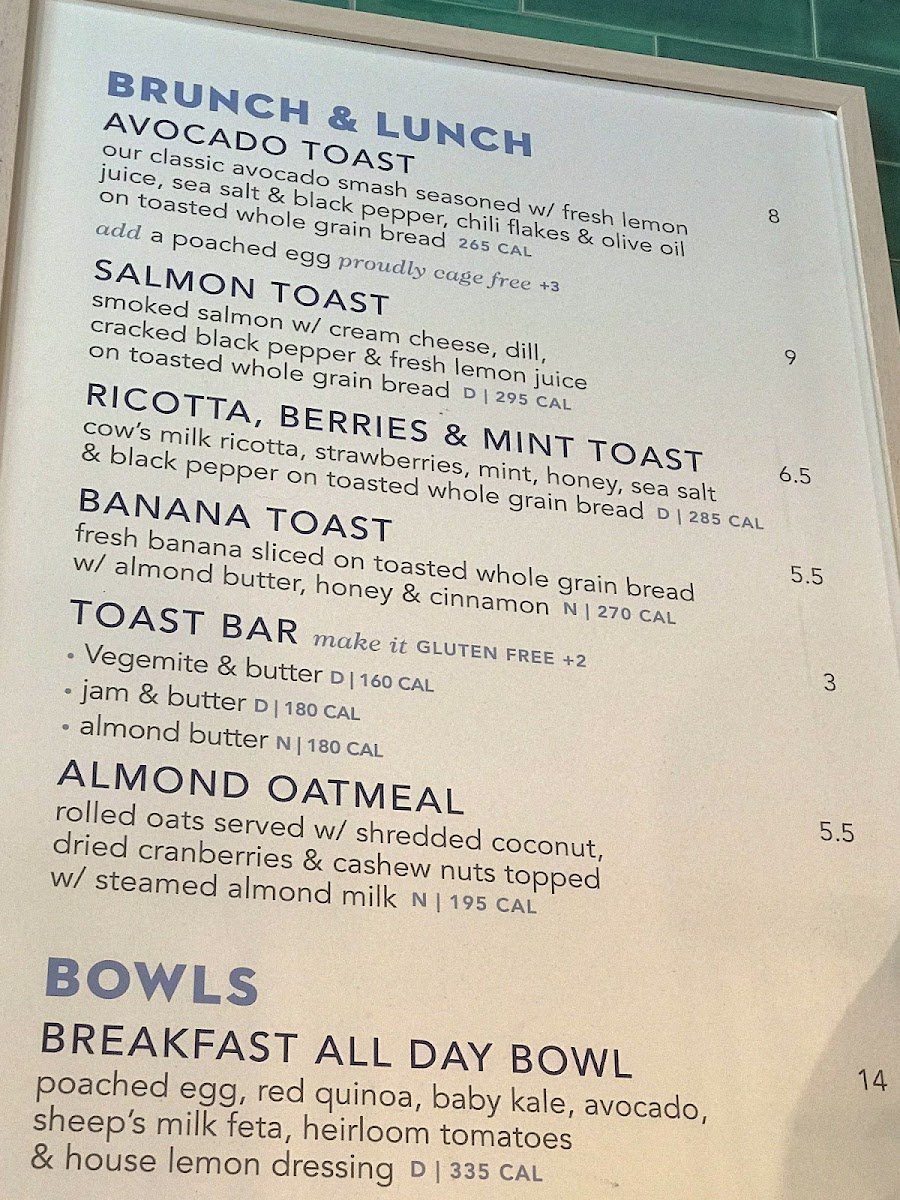 Menu Bluestone Lane Theatre District Coffee Shop-1